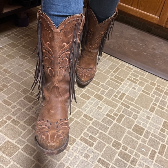 Corral cowboy boots w fringe - Picture 6 of 11